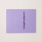 Paarse Limited Edition Legpuzzel (Horizontaal)