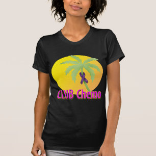 Paarse lint t-shirt