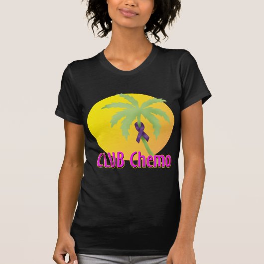 Paarse lint t-shirt (Voorkant)