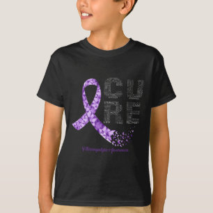 Paarse-lintfibromyalgie-bewustzijn T-shirt