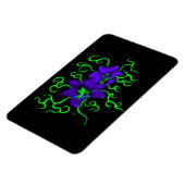 paarse lippenbloem, zwart magneet (Linkerzijde)