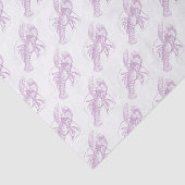 Paarse Lobster Tissuepapier (Detail)