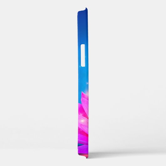 Paarse Lotus Flower, Lake, Blue, Zen Case-Mate iPhone Case (Achterkant / Rechts)