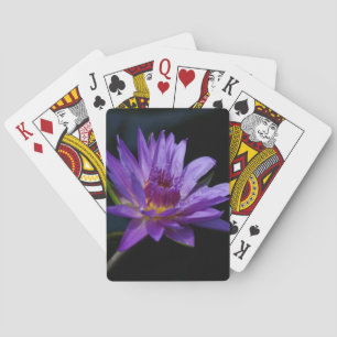Paarse Lotus-spelkaarten Pokerkaarten