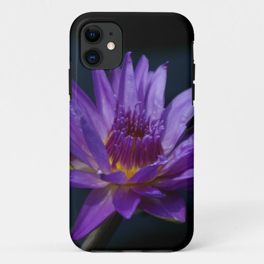 Paarse Lotus Waterlily Case-Mate iPhone Case (Achterkant)