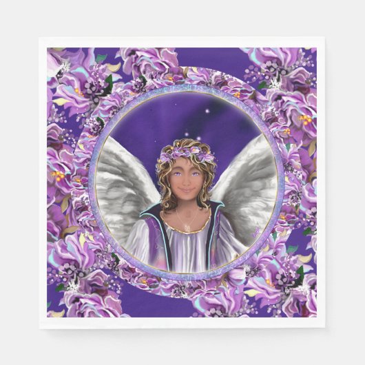 Paarse luiers servet (Voorkant)