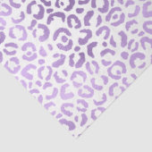 Paarse luipaard afdrukken tissuepapier (Detail)