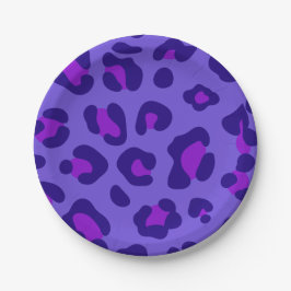 "Paarse luipaard" Papieren Bordje
