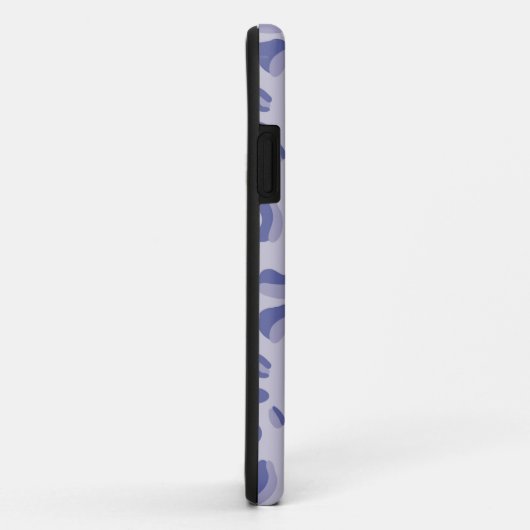 Paarse luipaard patroonlavendel Case-Mate iPhone case (Achterkant/rechts)