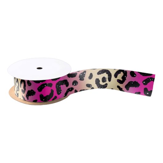 paarse luipaard print lint (Spoel)