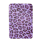 paarse luipaard printpatroon - Wild fun punk rock Badmat (Voorkant Verticaal)