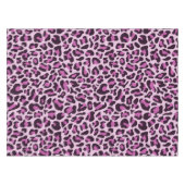 Paarse luipaard printplaat tafelkleed (Voorkant (Horizontaal))