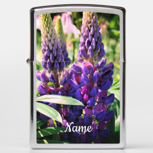 Paarse Lupine Flower Trio Personalized