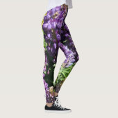 Paarse Lupinevloer Leggings (Rechts)