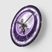 Paarse Maan Kind Ronde Klok (Hoek)