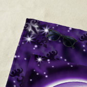 Paarse maan Kinderhanddoek Strandlaken (In situ)