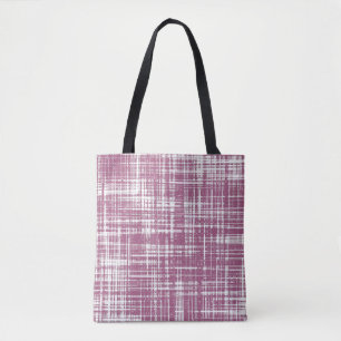 Paarse Magenta Stijlvol Abstract Patroon Draagtas