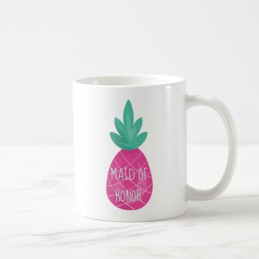 Paarse Maid of Honor Ananas Koffiemok (Rechts)