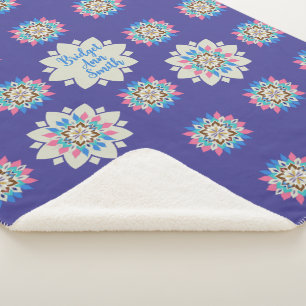 Paarse Mandala 60 x 80 Sherpa Dekbed Deken