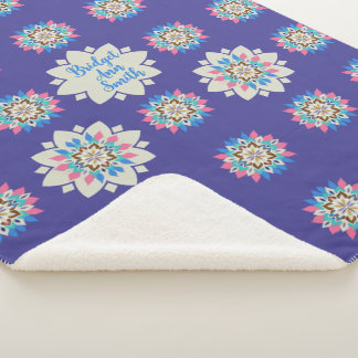 Paarse Mandala 60 x 80 Sherpa Dekbed Deken