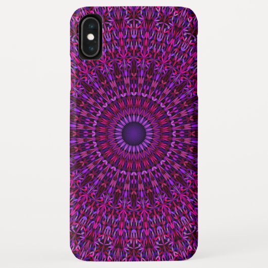 Paarse  Mandala Case-Mate iPhone Case (Achterkant)