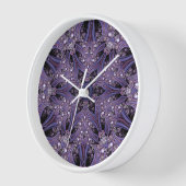 Paarse Mandala Geometric Floral Psychedelic Trippy (Hoek)