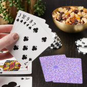 Paarse Mandala speelkaarten (Insitu)