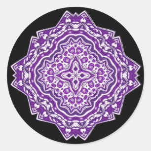 paarse mandala stickers