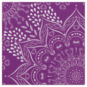 Paarse Mandala Stof (Close Up)