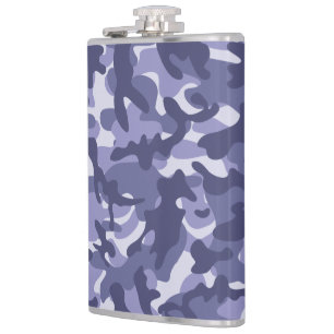 Paarse Marine Camouflage  Heupfles