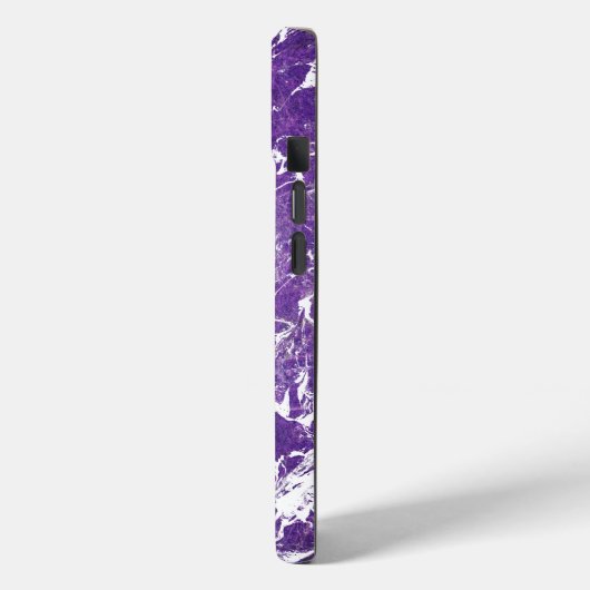 Paarse marmer Case-Mate iPhone case (Achterkant / Links)