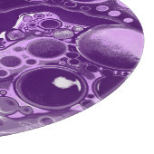 Paarse marmer fluid Art-cellen Snijplank (Hoek)