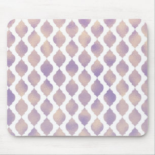 Paarse Marokkaanse Chic Pretty Glam Patroon Muismat