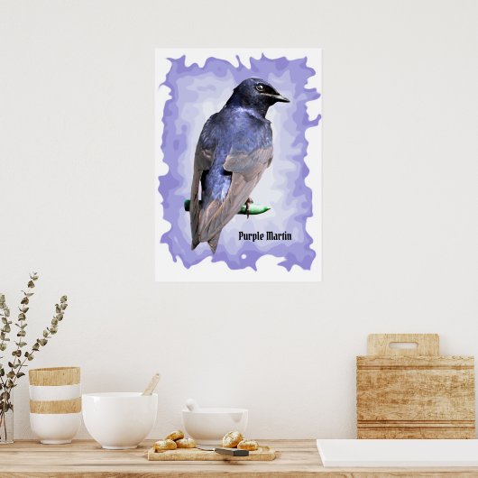 Paarse Martin Poster (Keuken)