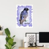 Paarse Martin Poster (Thuiskantoor)