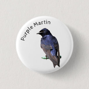 Paarse Martin Ronde Button 3,2 Cm