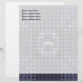 Paarse Meditatie Gepersonaliseerd Briefhoofd (Voorkant / Achterkant)