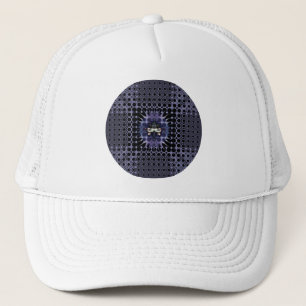 Paarse meditatie trucker pet