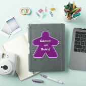 Paarse meeple sticker (iPad Cover)