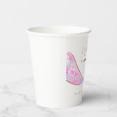 Paarse Mermaid Tail Verjaardag Papier Cups Papieren Bekers (Rechts)