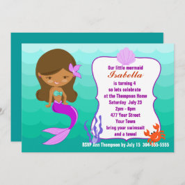 Paarse mermaidepool kaart