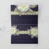 Paarse met goud kaart (Binnen)