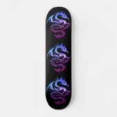 Paarse metalen draak skateboard (Voorkant)