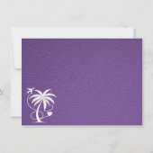 Paarse Mexicaanse paspoort Bedankkaart (Achterkant)