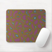 paarse miami vice mousepad muismat (Met muis)