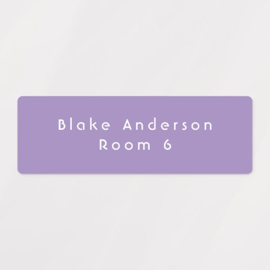 Paarse middeldiwaterbestendige kleefetiketten van  labels (Design 2)