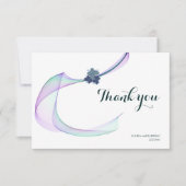 Paarse mini Floral Hartelijk dank (Voorkant)