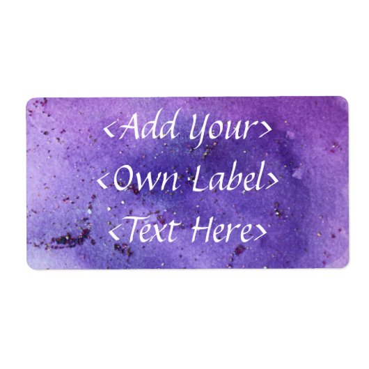 Paarse Mist Custom Address Mailing Labels 2 (Voorkant)