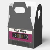 Paarse Mix-tape: 80 en 90-inch geïnspireerd cadeau Bedankdoosjes (Geopend)