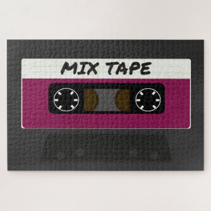Paarse Mix Tape - Geschenk geïnspireerd door de ja Legpuzzel